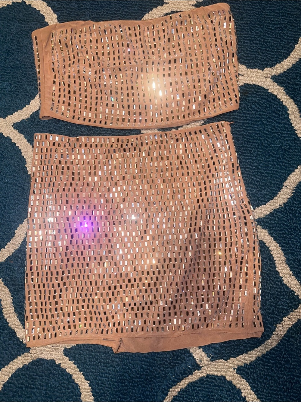 2 piece Rhinestone Set
